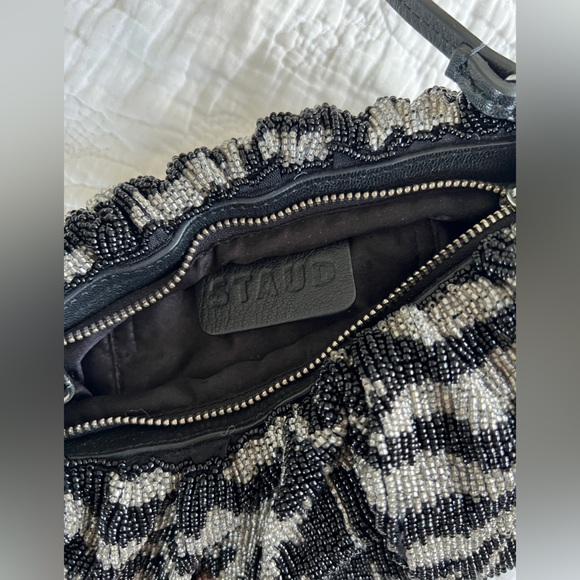 Staud Zebra beaded bean bag - Picture 6 of 13